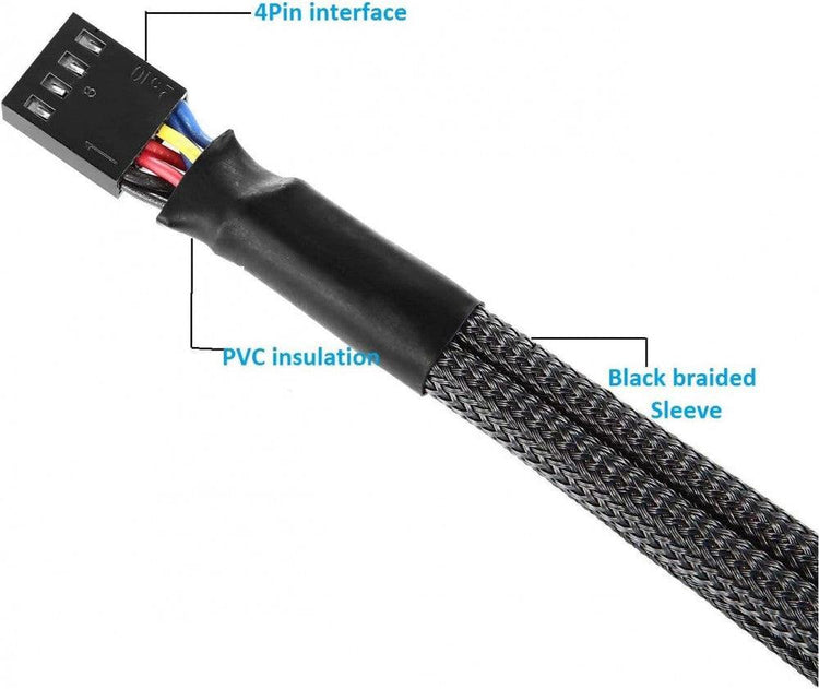 Разветвитель PWM (4-pin) и ARGB (5v 3-pin) SATA