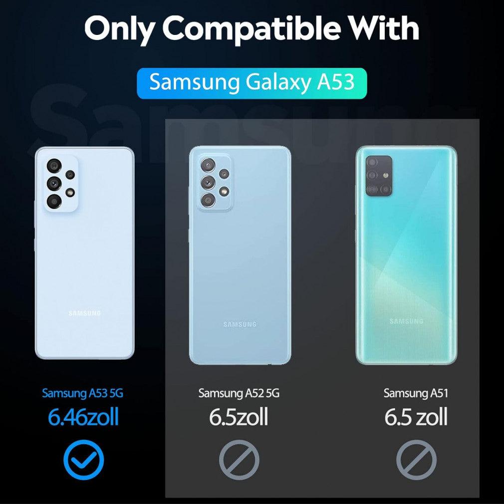 Samsung Galaxy A53 5G TPU Ütésálló Mobiltelefon Védőtok, Fekete - Outlet24