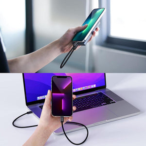 USB C-Lightning kábel gyorstöltő, fekete - Outlet24