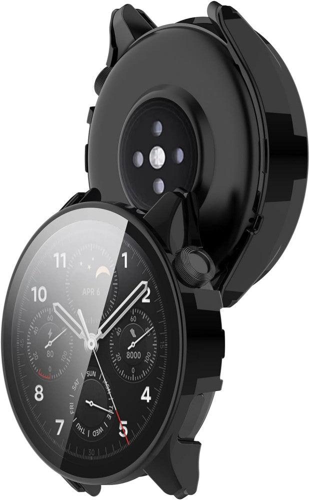 Xiaomi Watch S1 Pro Kompatibilis Puha TPU Védőtok, Teljes Körű Fedél (Fekete) - Outlet24