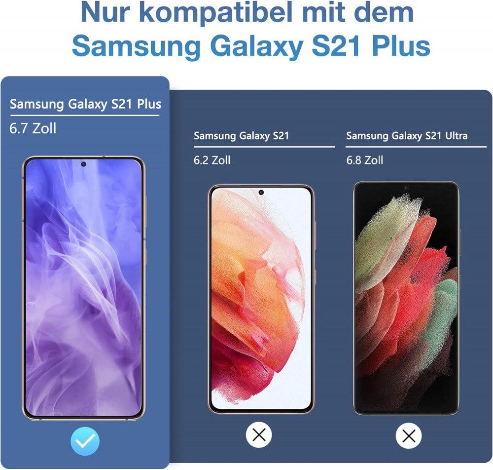 Samsung S21 Plus 5G Képernyővédő, 2 darabos csomag, 9H keménységű, Karcolásálló Üvegfólia - Outlet24