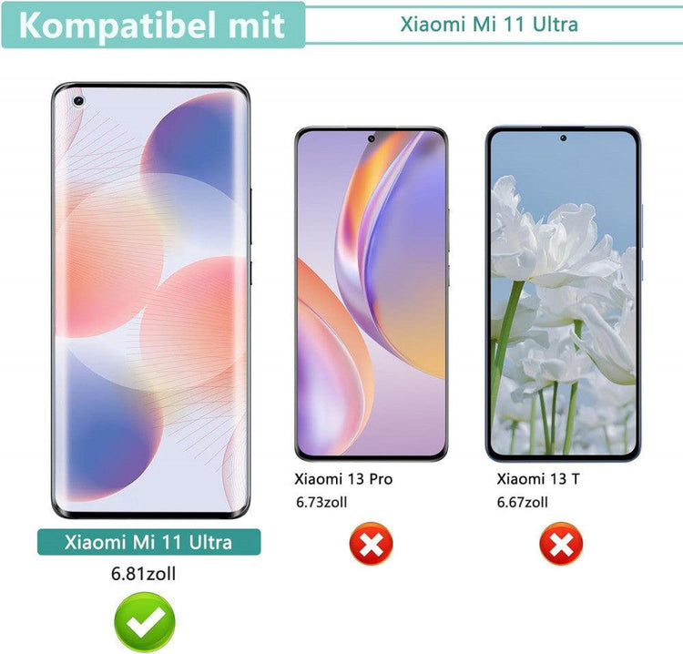 Xiaomi Mi 11/11 Pro/11 Ultra HD 9H Védőüveg, Képernyővédő Fólia, 2 darabos csomag - Outlet24