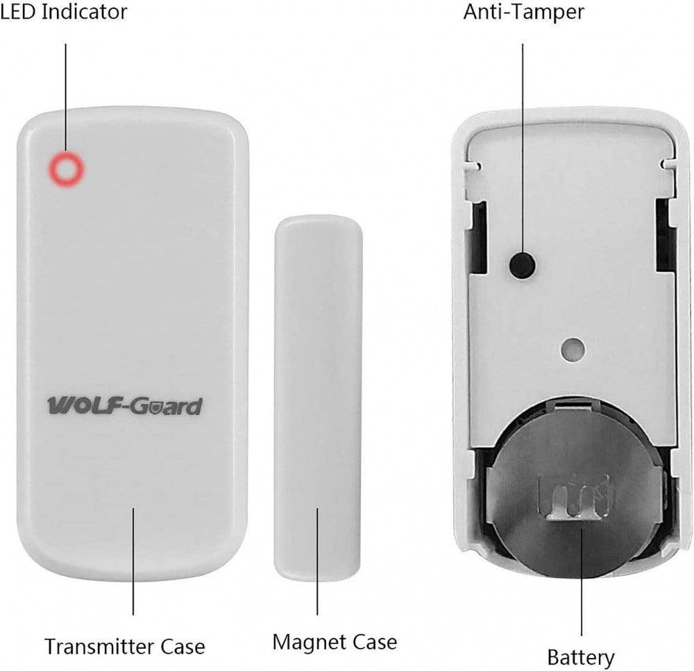 Ajtó Ablak Érzékelő -Wolf Guard MC-06A 433MHz Vezeték nélküli Újracsomagolt termék - Outlet24