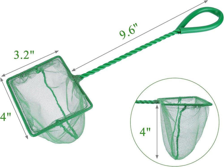 Akvárium Háló Finom Nylon Horgászhálóval Ergonomikus kialakítás Fogantyú hossza: 24,4 cm - Outlet24