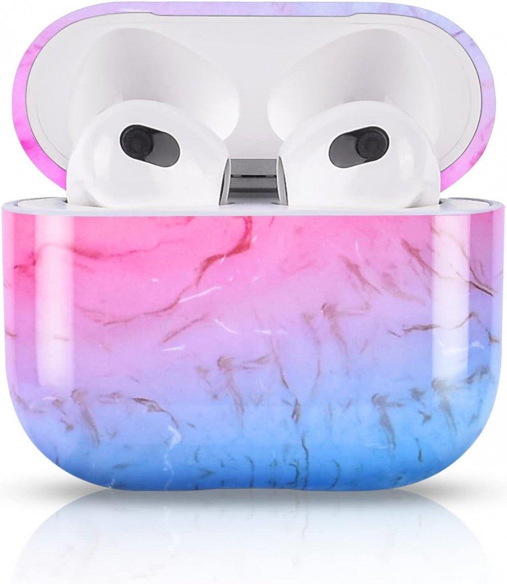 Apple AirPods 3. Gen. Szilikon Védőtok, Színes Márványmintás - Outlet24