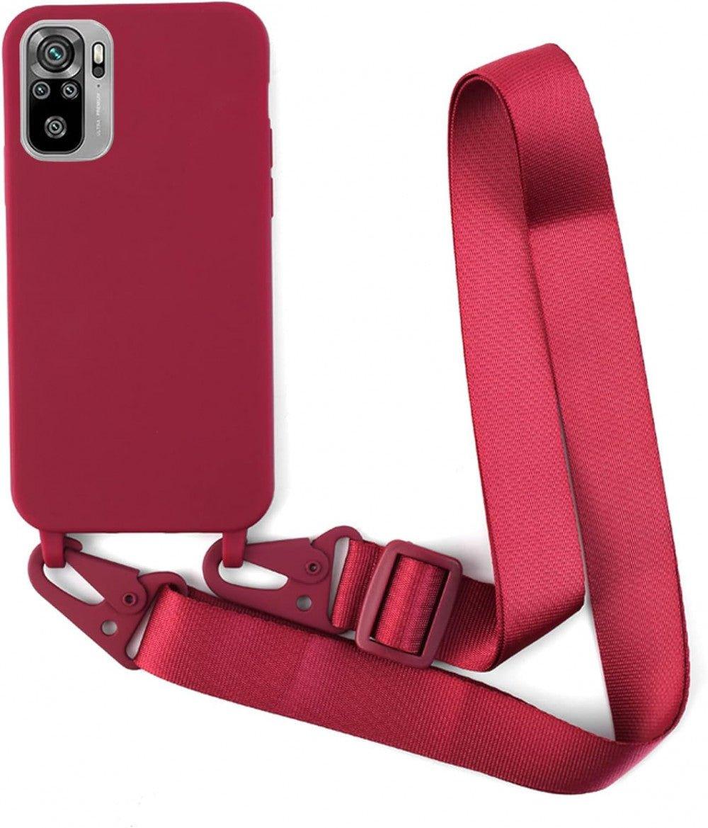 Crossbody Tok Xiaomi Redmi Note 10/10S Kompatibilis , Piros - Outlet24