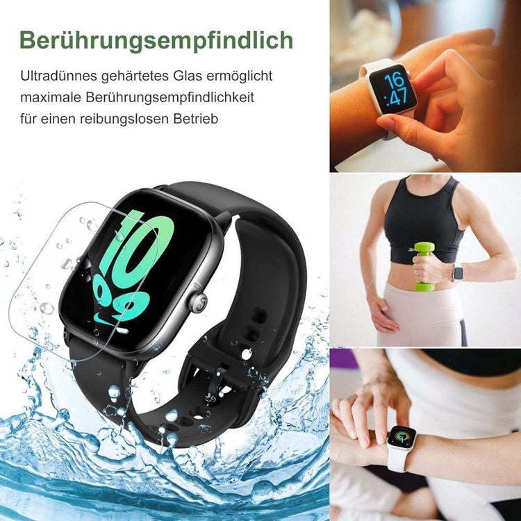 Edzett Üveg Képernyővédő Amazfit GTS 4 Mini-hez, Vízálló, Karcolásálló 4 db-os - Outlet24