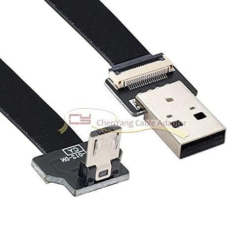 FPC Kábel USB 2.0 Típus-A Férfi - Micro USB 5Pin Férfi Adatlapos FPC Kábel FPV-hez és Telefonhoz Újracsomagolt termék - Outlet24