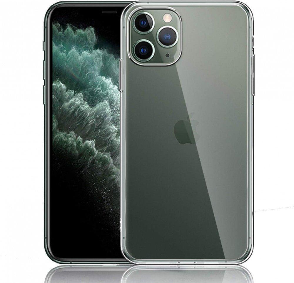 iPhone 11 Pro Max Karcolás- és Ütésálló Szilikon Tok (Víztiszta) - Outlet24