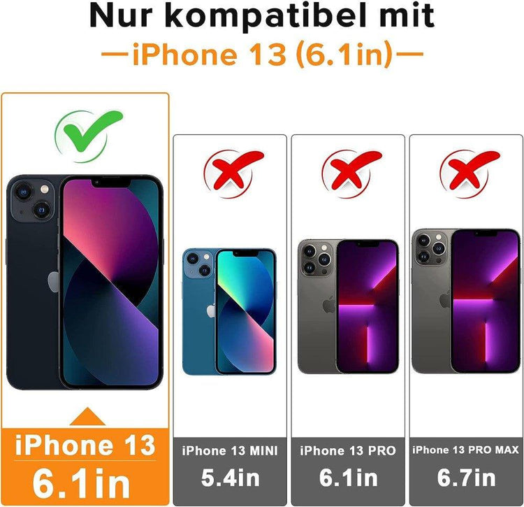 iPhone 13 Mágneses Gyűrűs Szilikon Tok (Fekete) - Outlet24